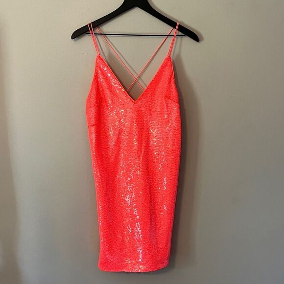 New! ASOS strappy sequins dress Size 4 - Picture 3 of 10